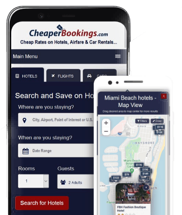 Cheaper Bookings App - Mobile devices